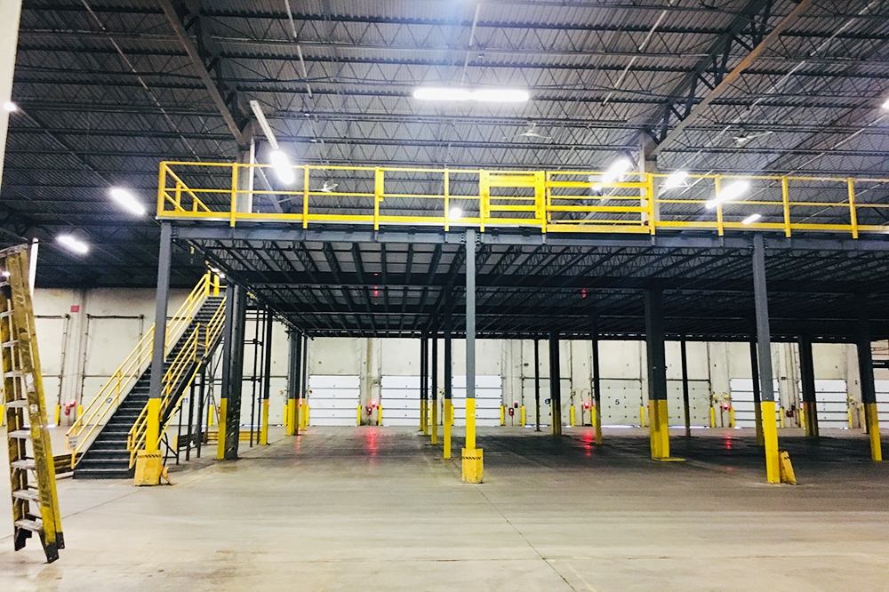 I-Beam and Truss Mezzanine
